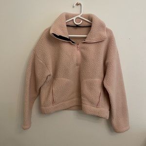 J Crew Sherpa quarter zip